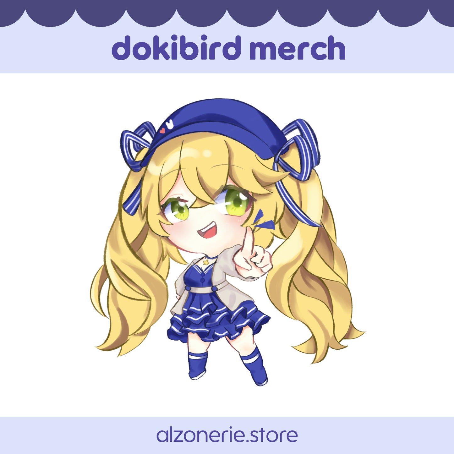 【VTUBER】 Dokibird Acrylic Keychain/Standee