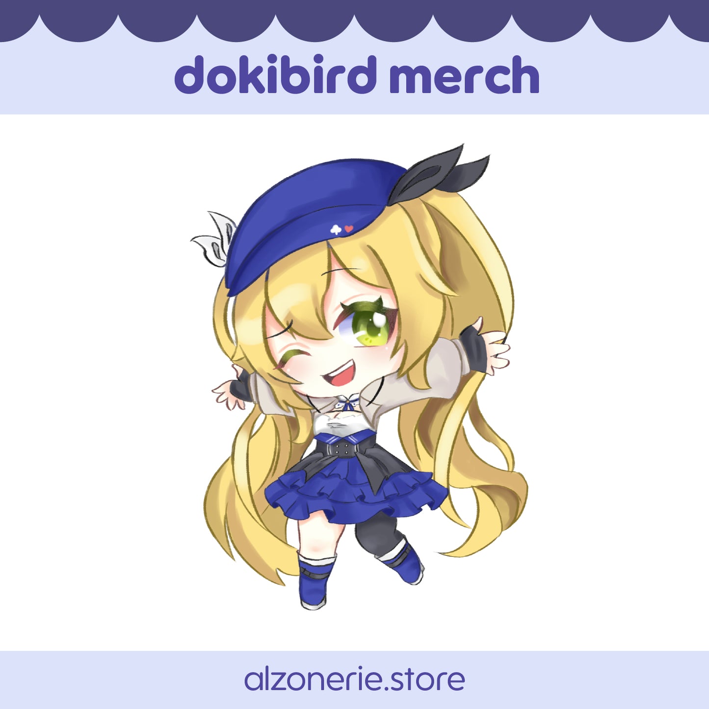 【VTUBER】 Dokibird Acrylic Keychain/Standee