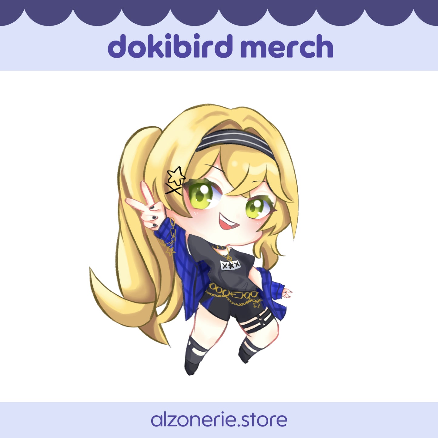 【VTUBER】 Dokibird Acrylic Keychain/Standee