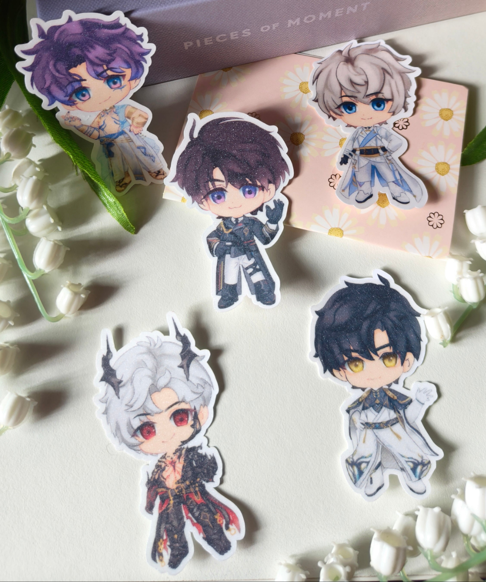 【Love and Deepspace】Myth Glitter Die-cut Stickers