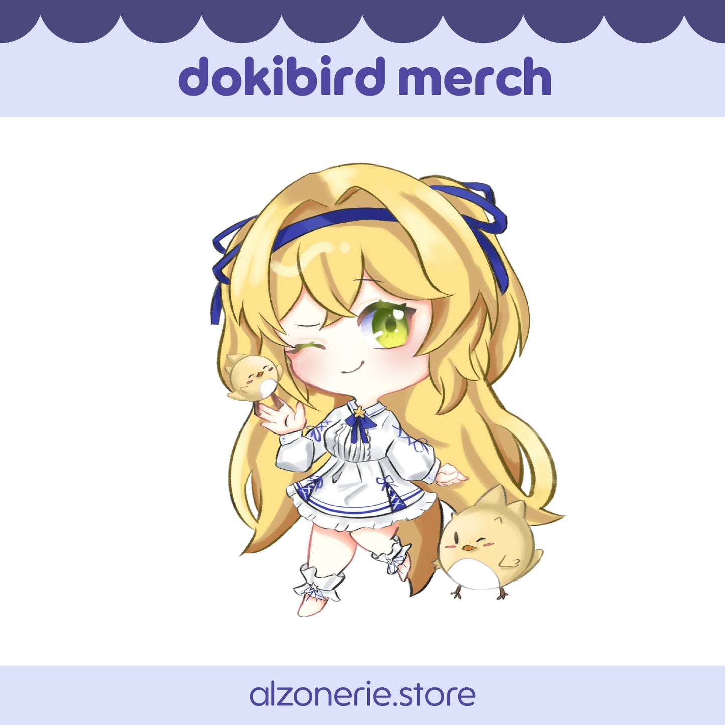 【VTUBER】 Dokibird Acrylic Keychain/Standee