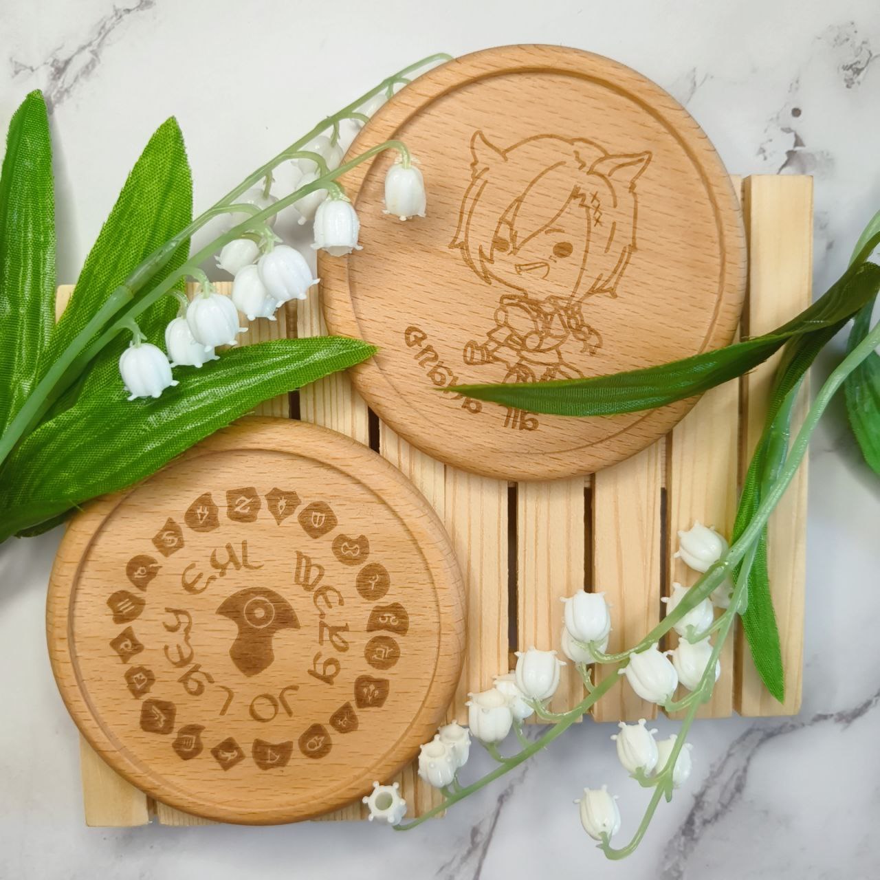 【FF14】G'raha Wooden Coaster