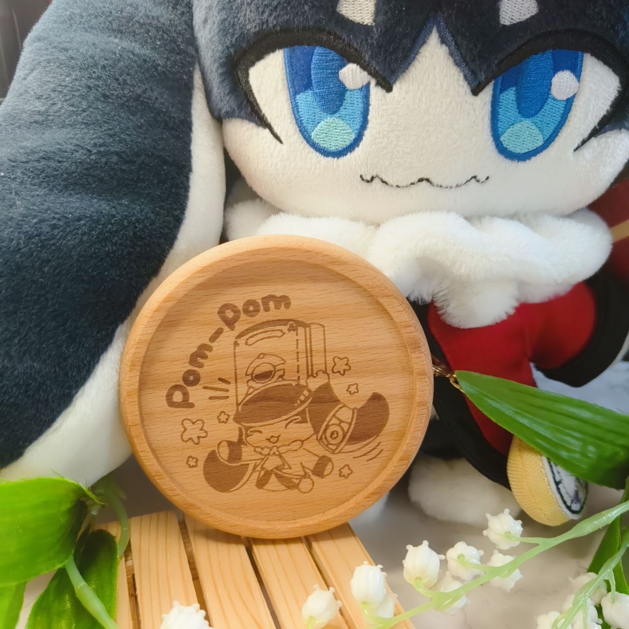 【Honkai:Star Rail】Pom-pom Wooden Coaster